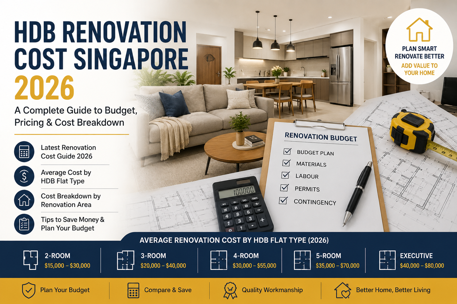 HDB Renovation Cost Singapore