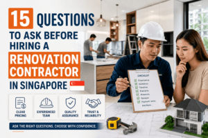 15 Questions to Ask Before Hiring a Renovation Contractor in Singapore