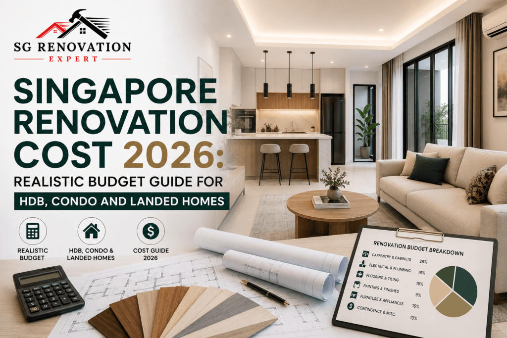 Singapore Renovation Cost in 2026