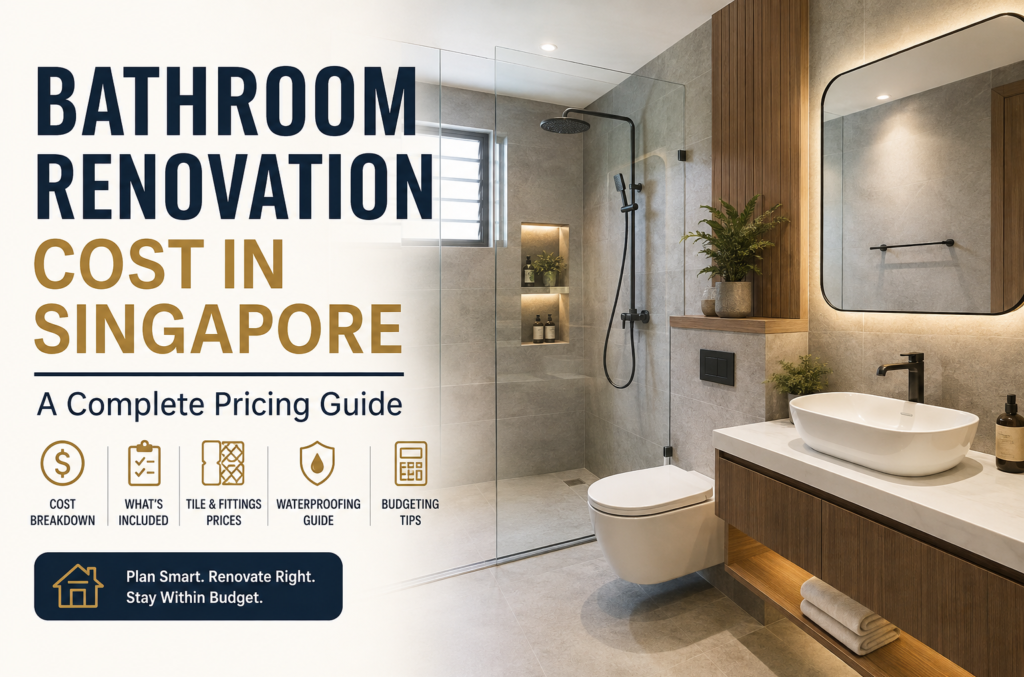 Bathroom renovation cost in Singapore